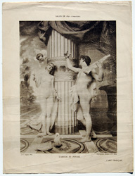 antique print from l'art francaise